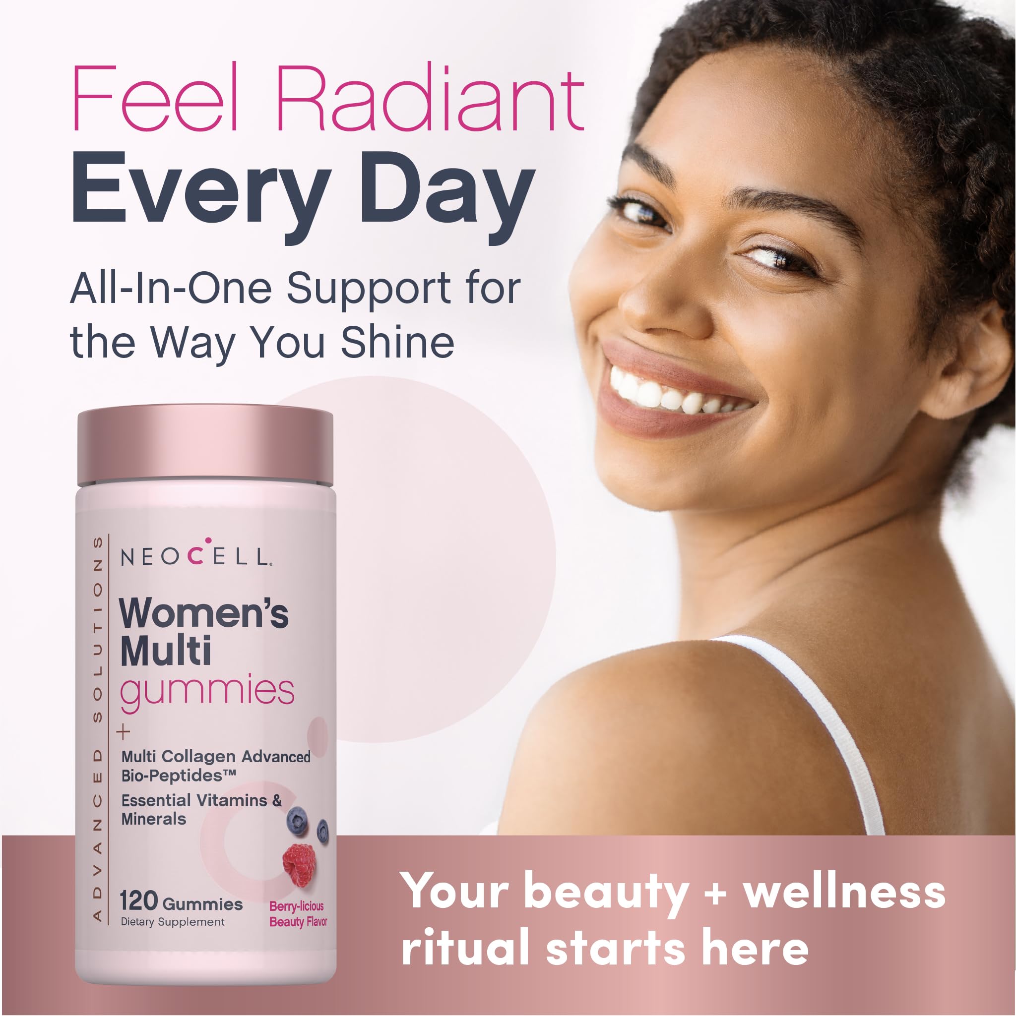 NeoCell Women's Multi Gummy with Collagen | 120 Gummies — Amazon image 9