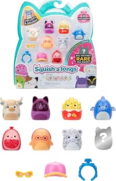 Squish-a-longs Mini-Squish 8-Pack Wave 6, Style 1