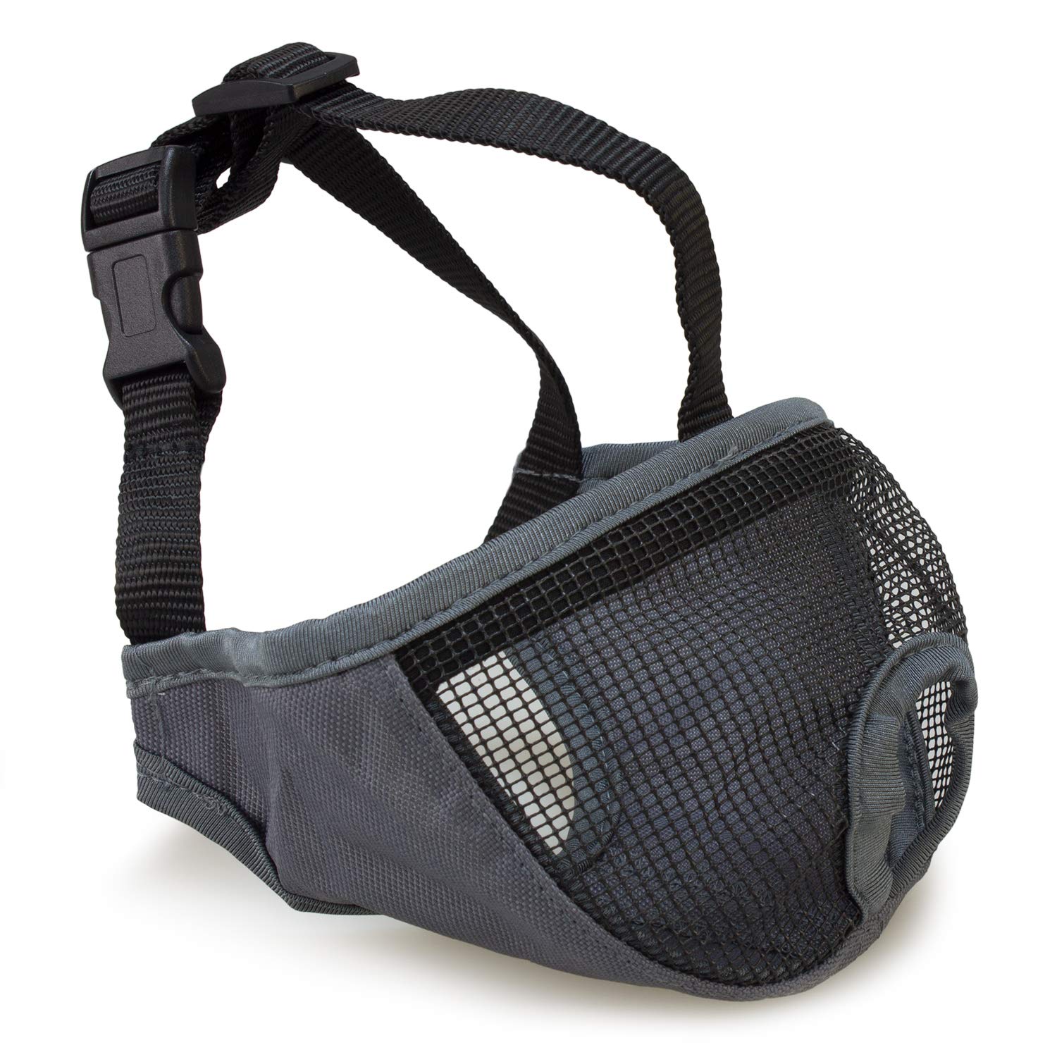 Arquivet Snout Dog Muzzle Short - Breathable and Anti-Bite - Polyester - Plastic Clip Closure - Size S/31cm - Dog Muzzles - French Bulldog Special