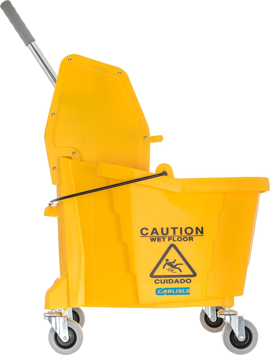 Buу 1 gеt 1 Carlisle 3690504 Commercial Mop Bucket With Down Press Wringer, 35 Quart Capacity, Yellow