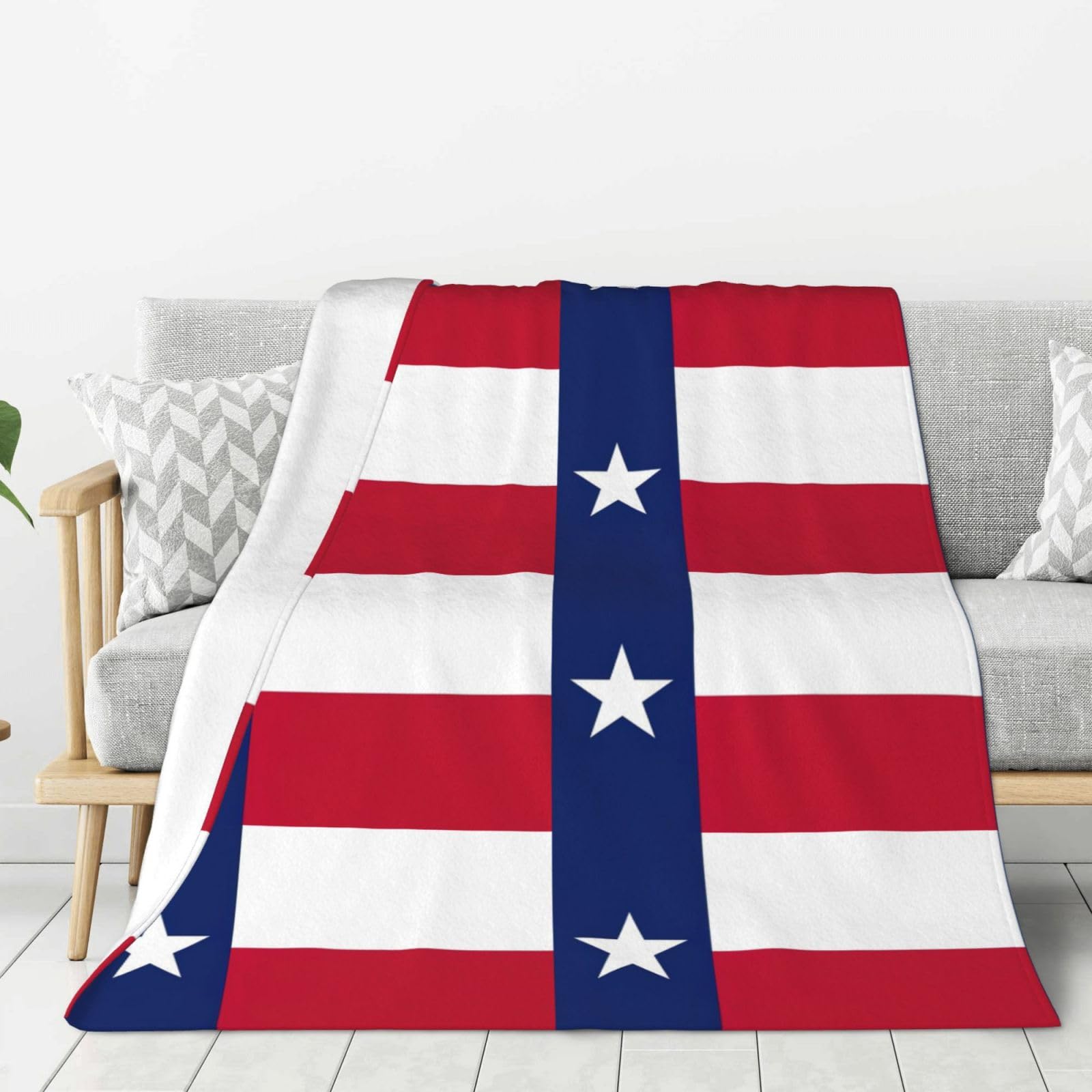 Couverture Texas grande et douce en polaire épaisse pour lit et canapé