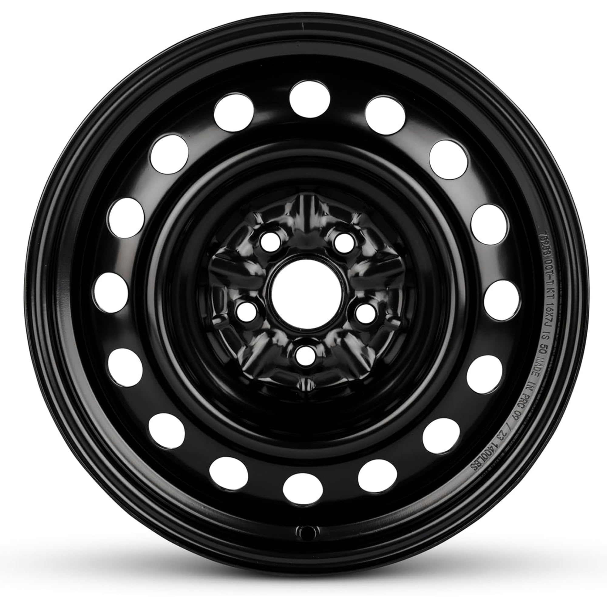 For 2009-2019 Toyota Corolla 16 Inch Painted Black Rim - OE Direct Replacement - Road Ready Car Wheel