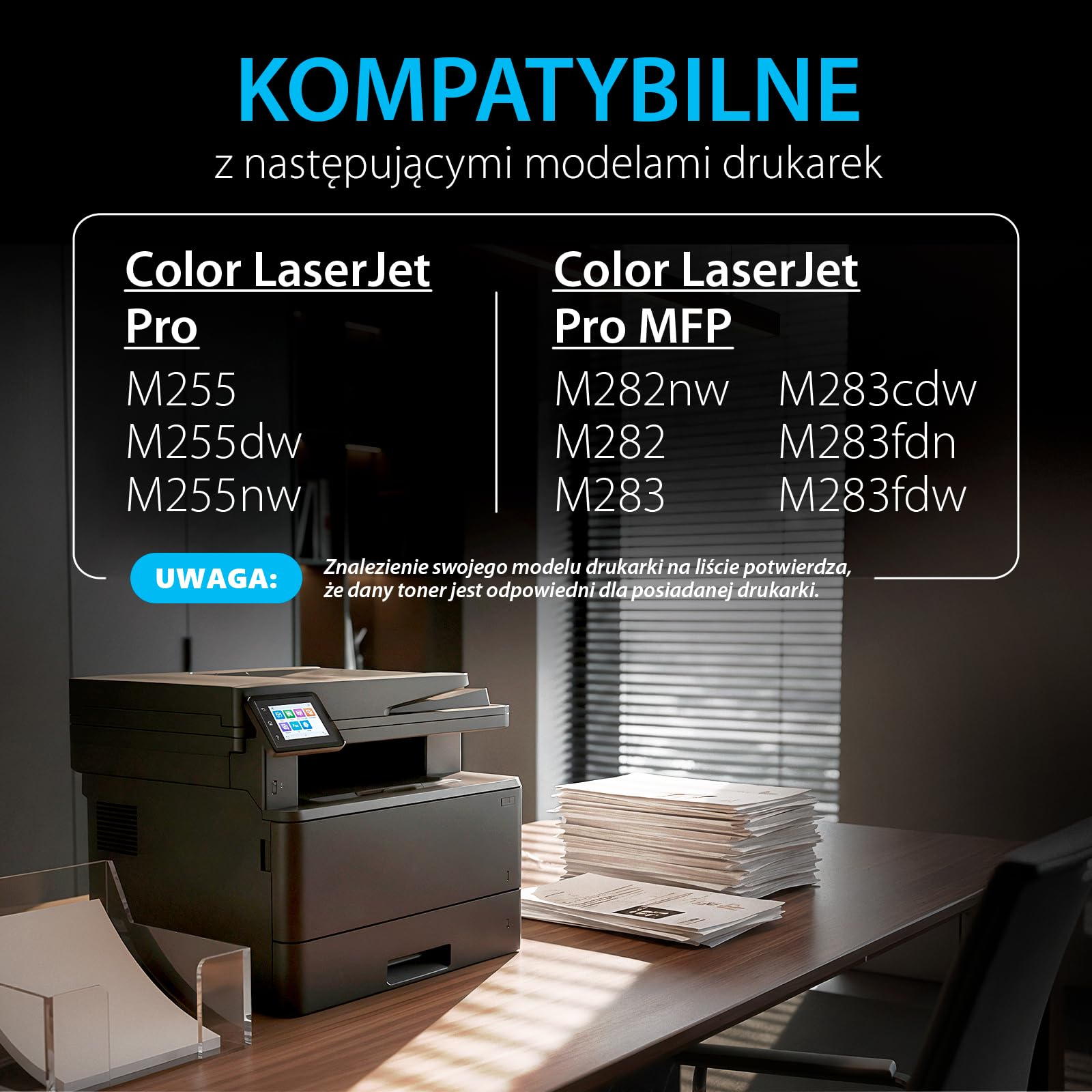 Smart Ink Toner kompatybilny z chipem do HP 207A 207X (czarny cyjan magenta żółty) jako zamiennik do Color Laserjet Pro MFP M282nw M283cdw M283fdn M283fdw Color Laserjet Pro M255dw M255nw