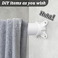 Vista 6 de 12 Paquetes de Bridas de PVC para Tubería de PVC de 1-1/2", Tapas de Rosca de Mesa Accesorios para Proyectos de Soporte de Varilla DIY, Fabricación