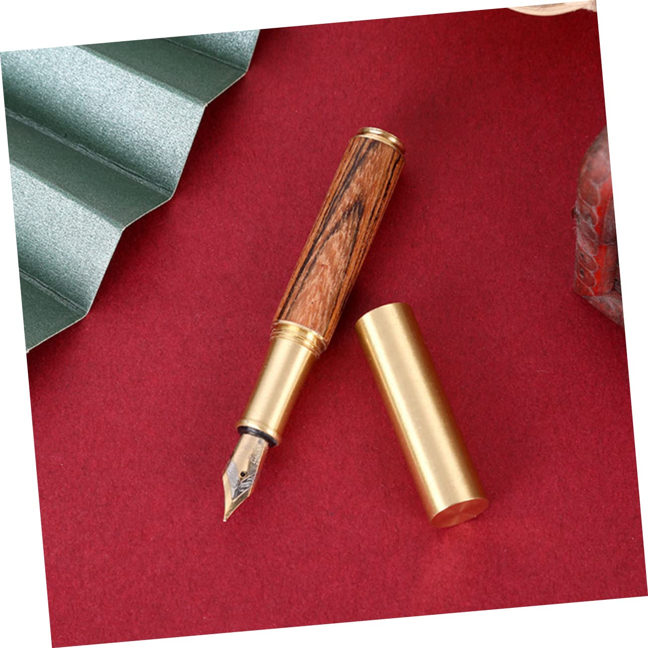 Operitacx 5stücke Füllfederhalter Vintage Tragbare Stift Aus Hochwertiger Schreibfüller Für Kalligraphie Ergonomisches Design Für Schule Büro Und Besondere Anlässe