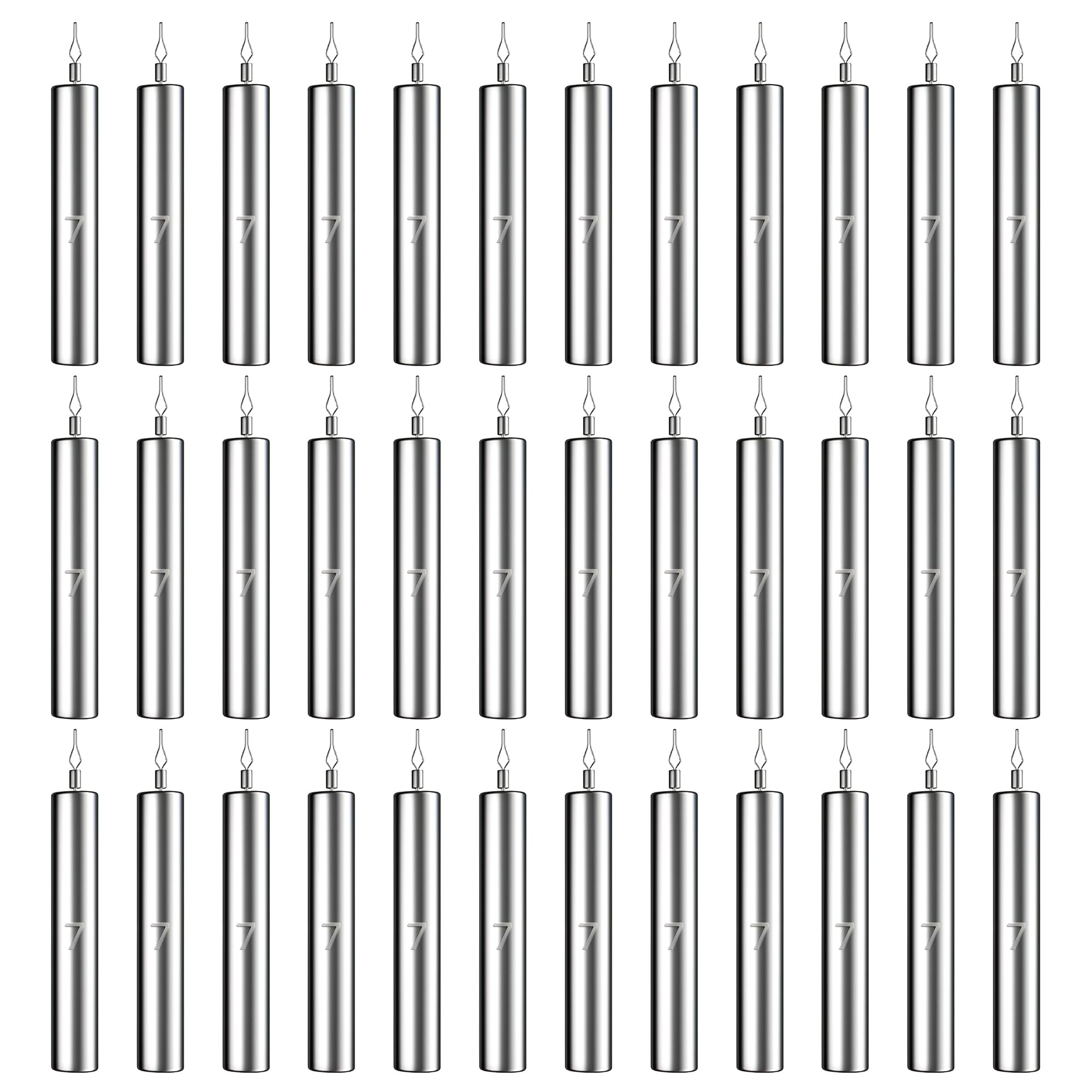 Lead Fishing Weights Sinkers, 1/8 oz, 3/16 oz, 1/4 oz, 3/8 oz, 1/2 oz, 3/4 oz Small Drop Shot Weights with Barrel Swivels for Saltwater Freshwater Fishing Bass Catfish Fishing