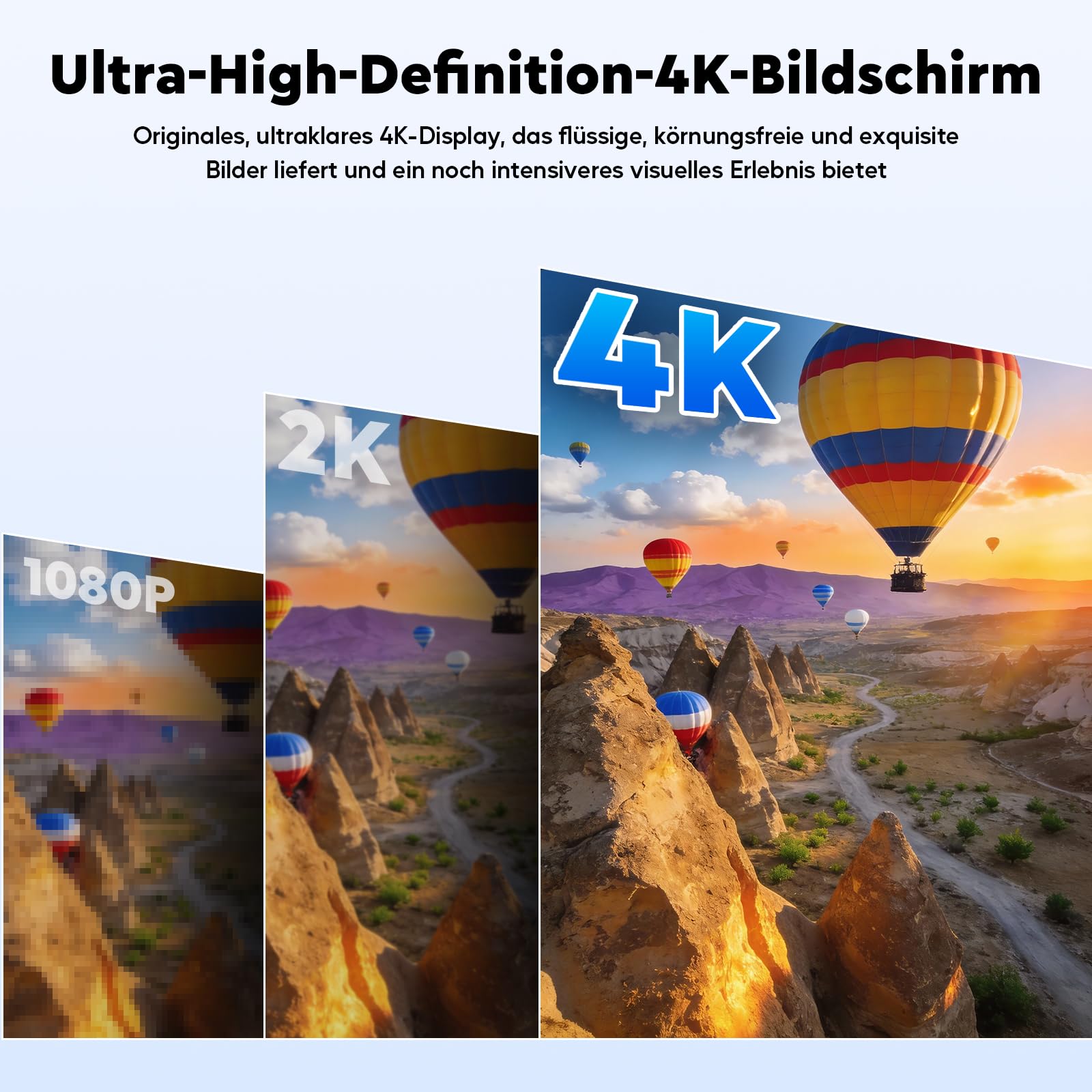MAGICRAVEN 23.8" 4K Portable Monitor, 3840x2160 UHD Tragbarer Monitor 4K, Laptop Bildschirm Erweiterung, 100% sRGB Mobiler Monitore, Laptop Screen Extender für Laptop/PC/Mac/PS5/4/X-BO