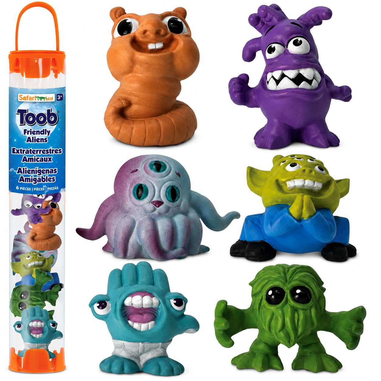 Amazon.com: Safari Ltd. Friendly Aliens Toob - 6 Mini Alien