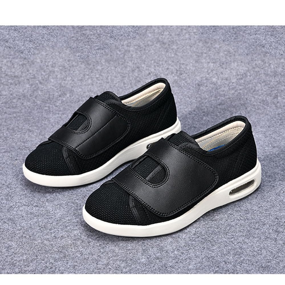 Zapatos Ortopédicos para Caminar Fáciles De Deslizar De Ancho Amplio Zapatillas Ortopédicas con Plantillas Desmontables De Espuma con Memoria Ligeras para Ancianos Pies Hinchados