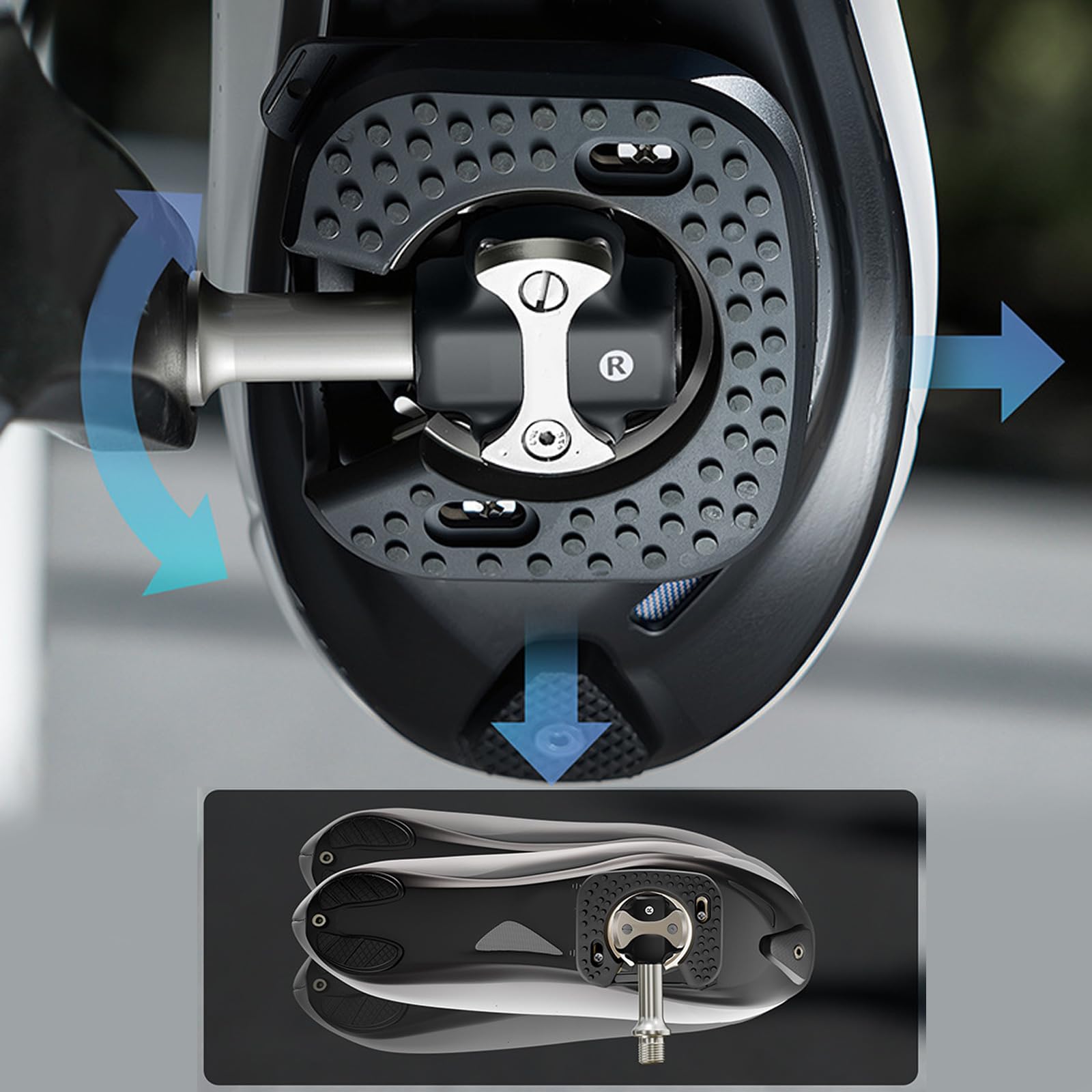 Pedales resistentes de aleación de aluminio con rodamiento sellado, pedal ligero para bicicleta de coche, accesorios de bicicleta, parte de bicicleta de carretera