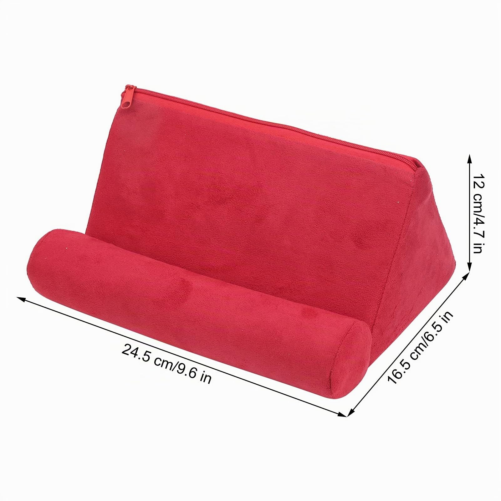 Soporte Para Tableta De Almohada, Soporte Para Teléfono Móvil Cojín Para Descanso En Cama Soporte Para Lectura De Tableta Soporte Para Tableta Suave Multiángulo Para Tabletas, Kindle, Teléfonos Inteli