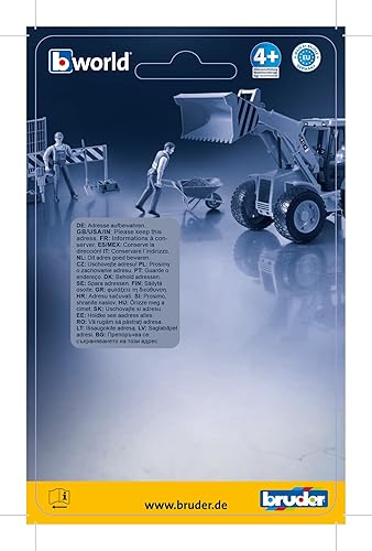 Miniatura 4 de Bruder Trabajadores de la Construcción con accesorios por Bruder juguetes