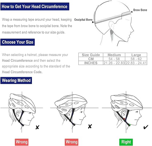 Miniatura 2 de SQUALO Alpha Bike Helmet for Men Women, Bicycle Helmets with Adjustment Dial Unisex Adults Cycling Helmet for Urban Commuter Mountain Road Biker