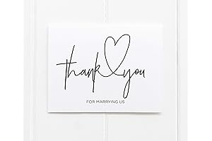 Elegant Officiant Card for a Heartfelt 'Thank You'