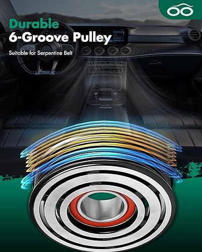 Miniatura 690 de SCITOO Compresor de CA para Acura TSX 2.4L 2004 2005 2006 2007 2008, CO 10849T Compresor de aire acondicionado con embrague 38810RBBA01 10360661