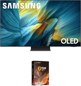 Samsung QN83S95FAEXZA 83 Inch OLED HDR Pro 4K Smart TV with Q-Symphony Pro and 2 Year Amber Protection Plan 2025