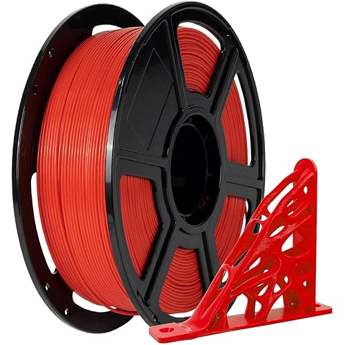 FLASHFORGE PETG Pro Filament 1.75mm Red, 3D Printer Filament 1kg (2.2lbs) Spool, Dimensional Accuracy +/- 0.02mm, 3D Printing Filament for Various Mechanical Parts, Waterproof Parts