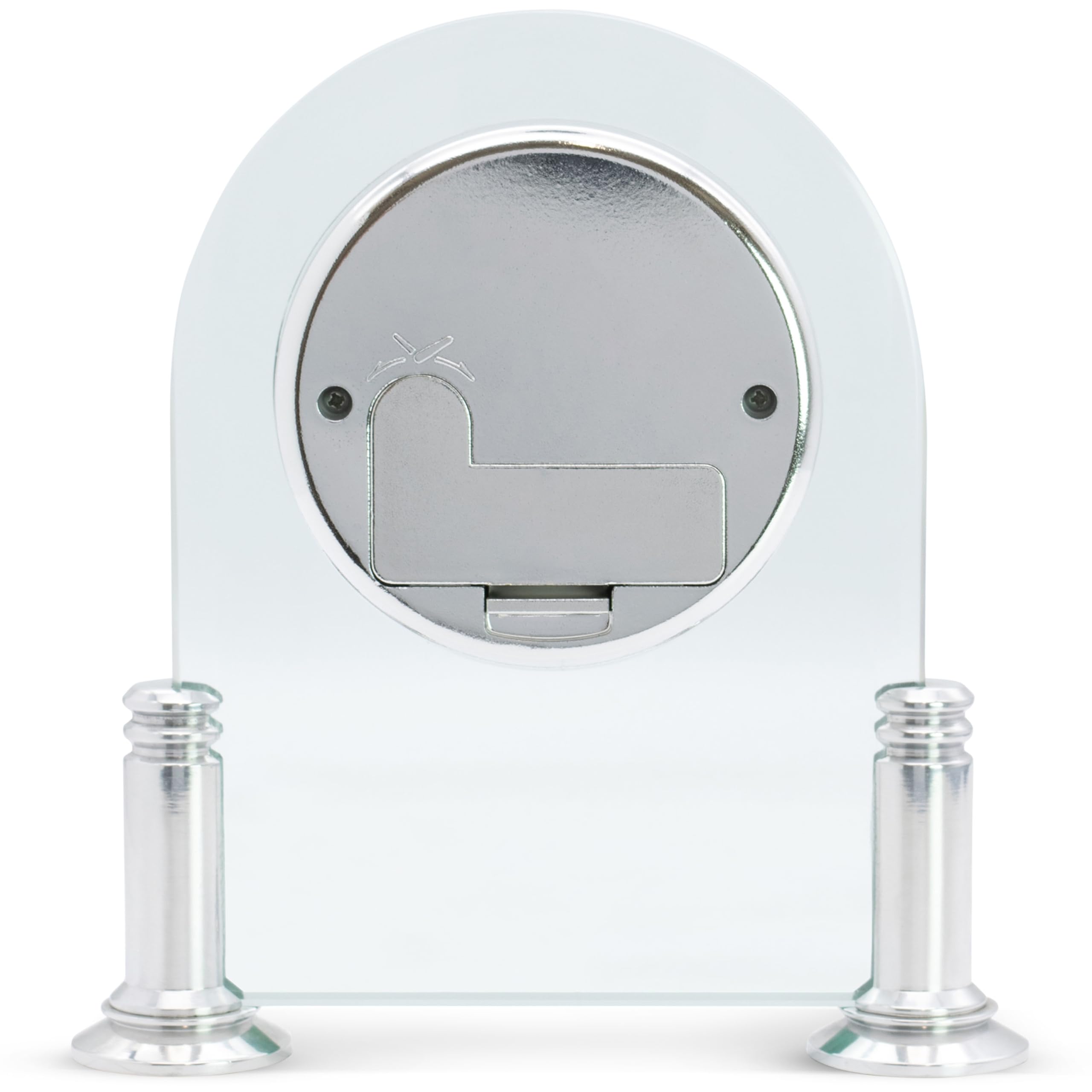 Acctim 36427 Bewdley Reloj de Chimenea, Color Plateado y Blanco