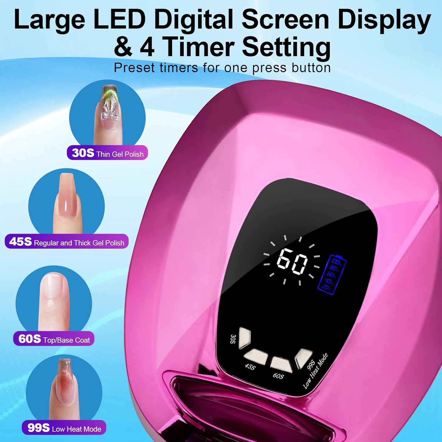 ShineCai Secador De Unhas Com Lâmpada Led Uv, Sem Fio, 108 W, Recarregável, Portátil, Para Kit Esmaltes Em Gel, Polimerizador Cura Rápida Sensor, Base Metal, 4 Temporizadores,… em promoção! Veja a oferta e mais achadinhos de Cabines UV/LED 5 Hoje é o melhor dia para comprar ShineCai Secador De Unhas Com Lâmpada Led Uv, Sem Fio, 108 W, Recarregável, Portátil, Para Kit Esmaltes Em Gel, Polimerizador Cura Rápida Sensor, Base Metal, 4 Temporizadores,… com aquele preço maroto! Promoção! Aproveite a oferta! 5