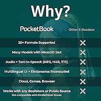 Vista 9 de PocketBook Basic Lux 4 - Lector de libros electrónicos - Pantalla HD de tinta electrónica de 6 pulgadas sin deslumbramiento - Luz frontal - Lector