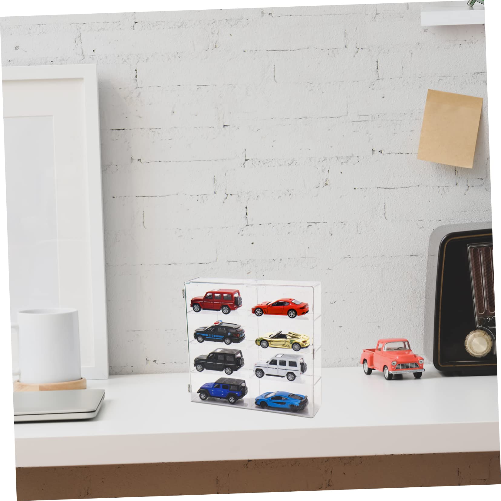 Caja de Acrílico para Maquetas de Coches 1: 32, Vitrina