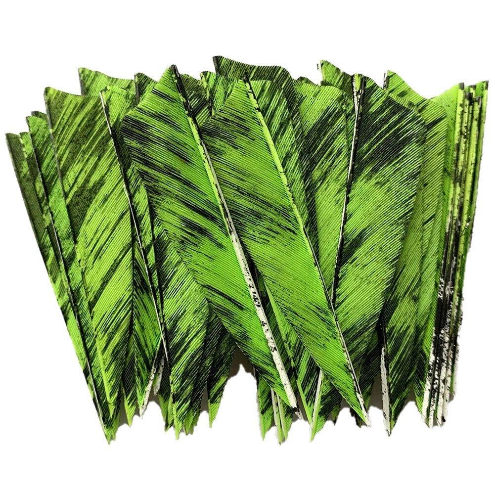 Flèches De Chasse en Plumes, 50 Pièces, Bouclier De Palette De Tir À l'arc, Fletchings De pour Chasse, Tir sur Cible, Accessoires De