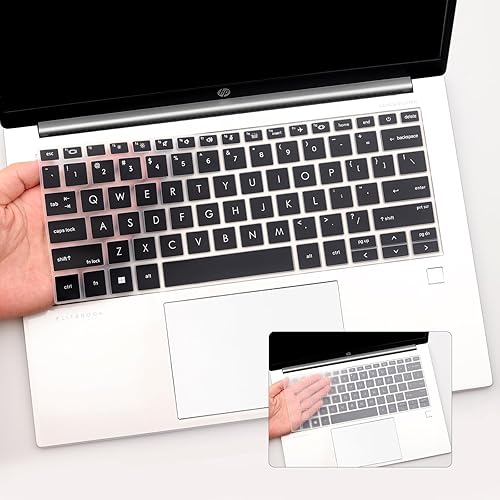 Paquete de 2 fundas de teclado para HP EliteBook 830 835 840 845 1040 G9 G10 13.3 14 pulgadas Accesorios para portátiles (no compatible con 830 840