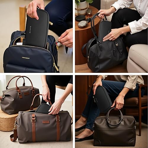 Miniatura 8 de BANGE Estuche organizador de viaje, organizador de bolsa de viaje electrónica resistente al agua para cable, bolsa técnica, accesorios de