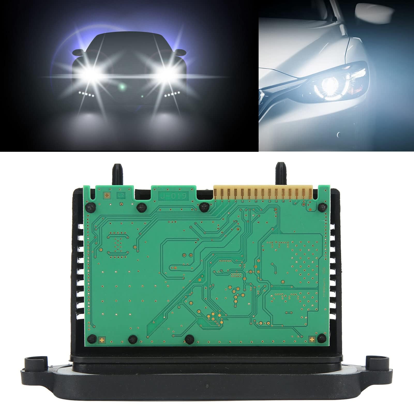 Modulo Driver TMS per Fari Alogeni, Modulo di Controllo Fari Compatibile con la Serie 5 F10 F11 2010-2013, F07 GT 2008-2013, per 520Li 523Li 528Li 535Li 530i GT Sostituisce # 63117258278 63117267045