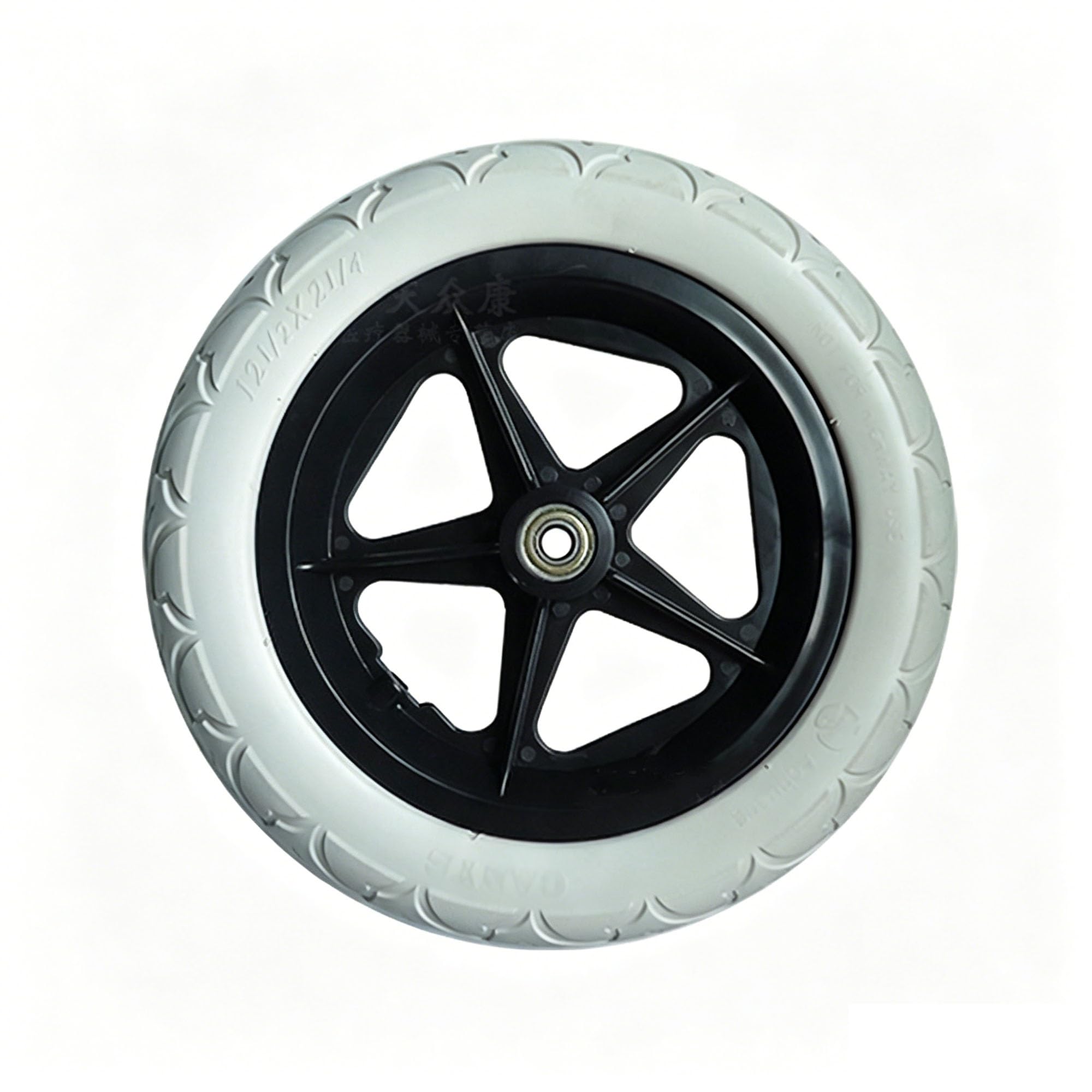Genterun A Rollator Rubber Wheelchair Wheels,Wheelchair Ccessories(A)