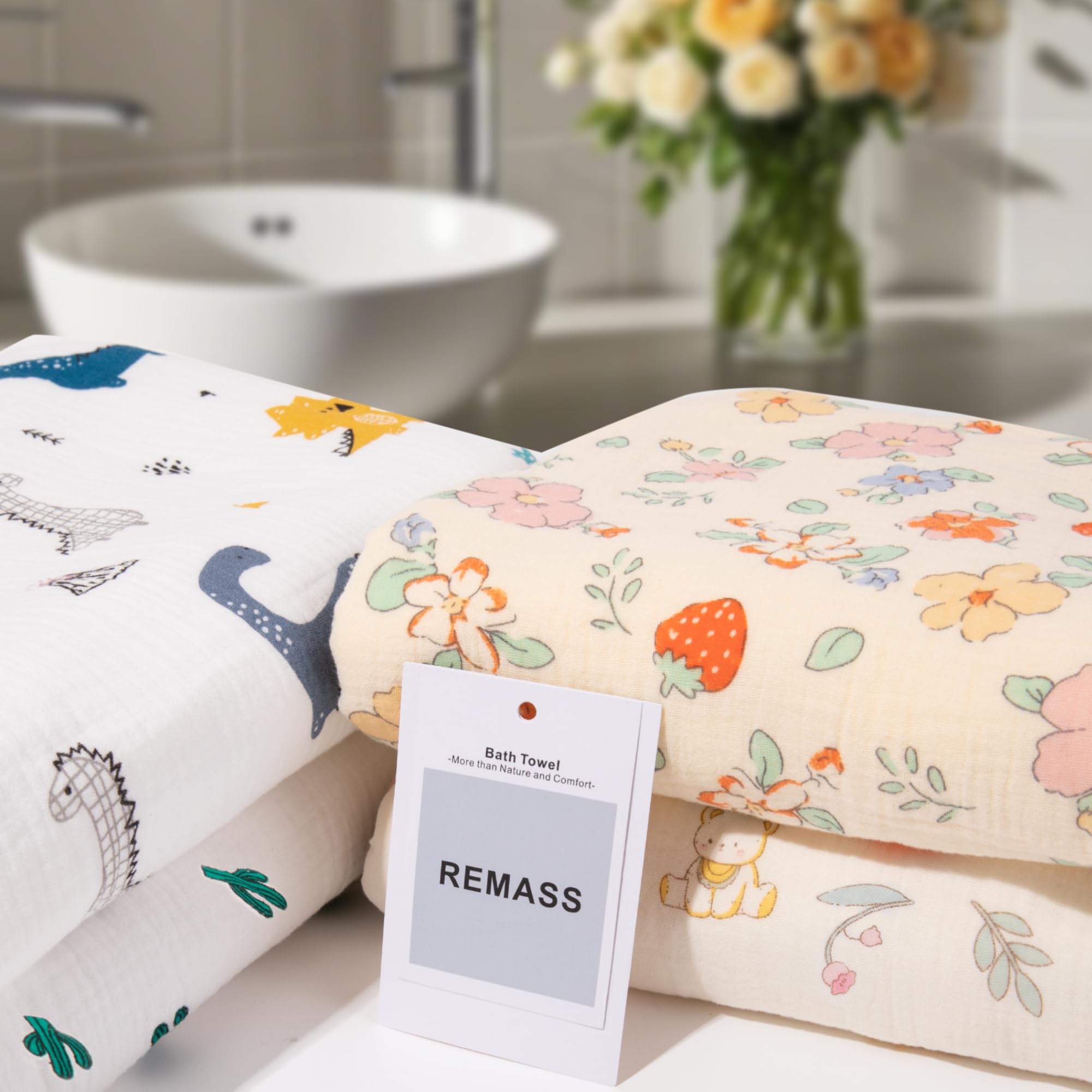 Toalla con capucha de muselina hecha de algodón orgánico, toalla de baño de algodón de 6 capas, toallas de baño suaves para bebés pequeños, toallas con capucha para niñas, niños de 1 a 5 años