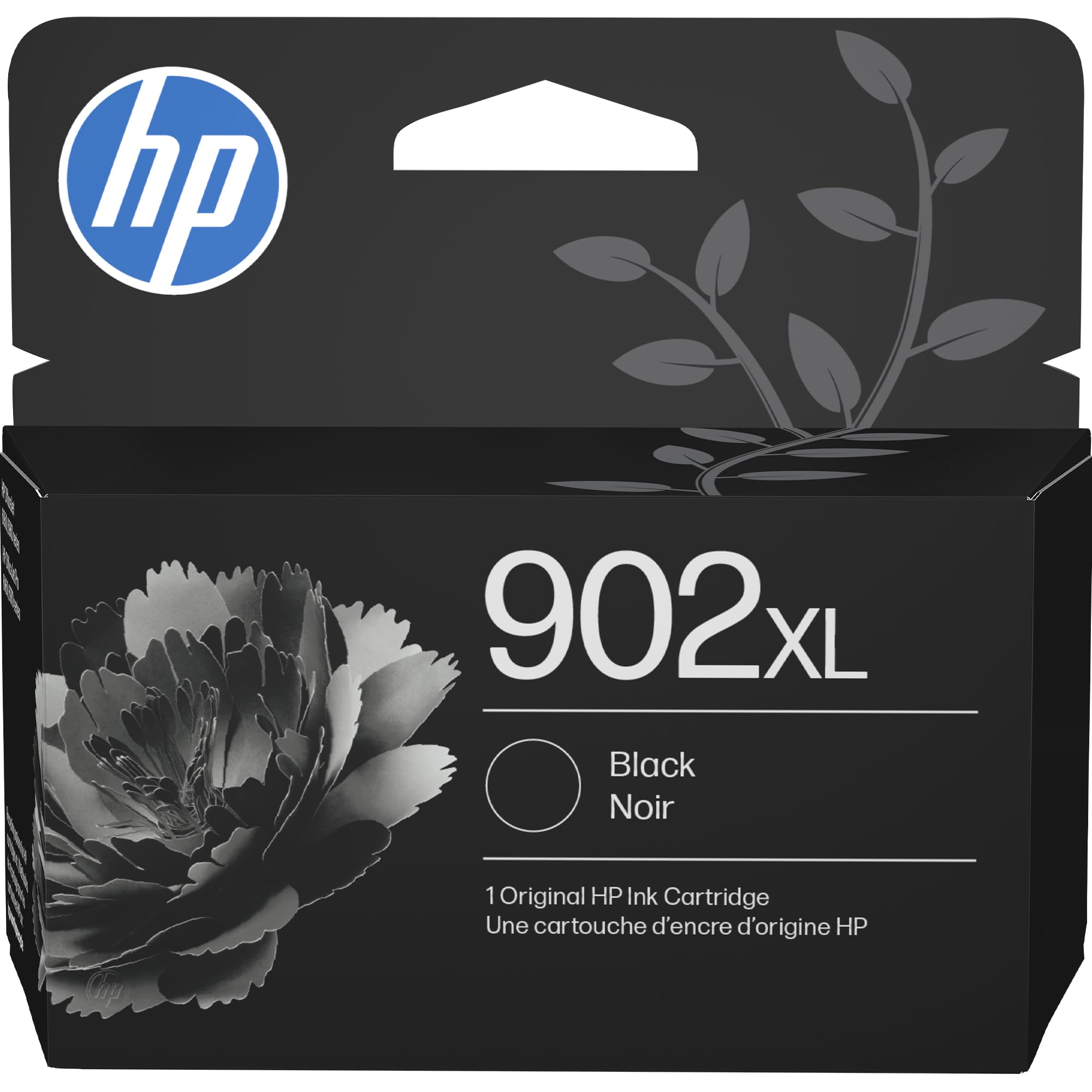 HP 902XL Black High-Yield Ink Cartridge Printers | Works with Printer Series: OfficeJet 6954, 6958, 6962, OfficeJet Pro 6968, 6975, 6978 | Eligible for Instant Ink | T6M14AN