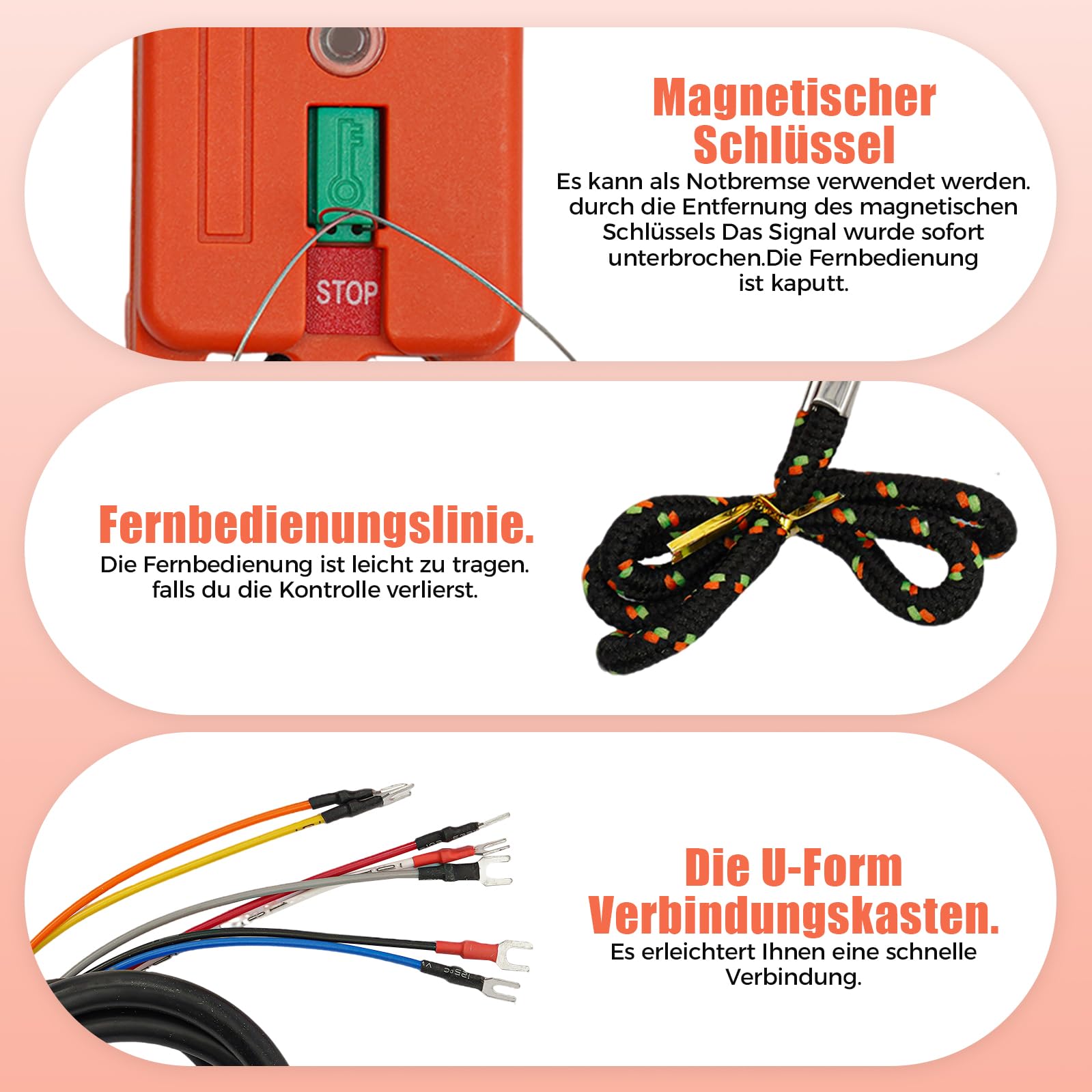 Seilwinden Funkfernbedienung Hoist Seilhebezug Winde Kran, Industrielle Fernbedienung, 100m Reichweite, IP65 Schutz, 220V (36-380V), für Krane, Hebezeuge, Baumaschinen