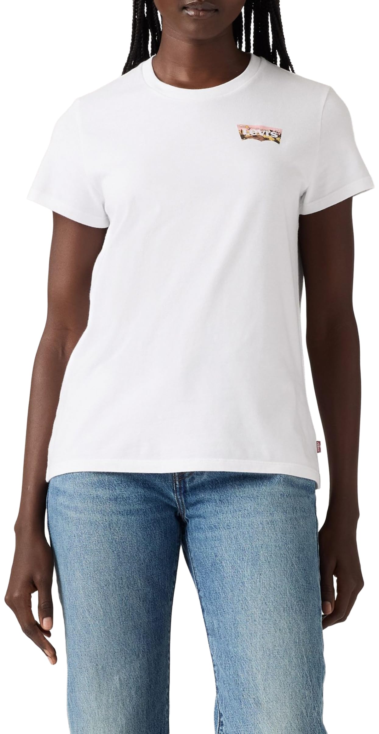 Levi's The Perfect Tee Joshua Tree Scenic Bw Fi, Joshua Tree Scenic B, L