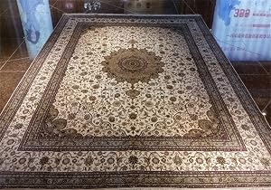 YAMEI Legend Oriental Design Art Pattern 8ftx10ft high-end Handmade Silk Carpet Paved in The Living Room Tapestry