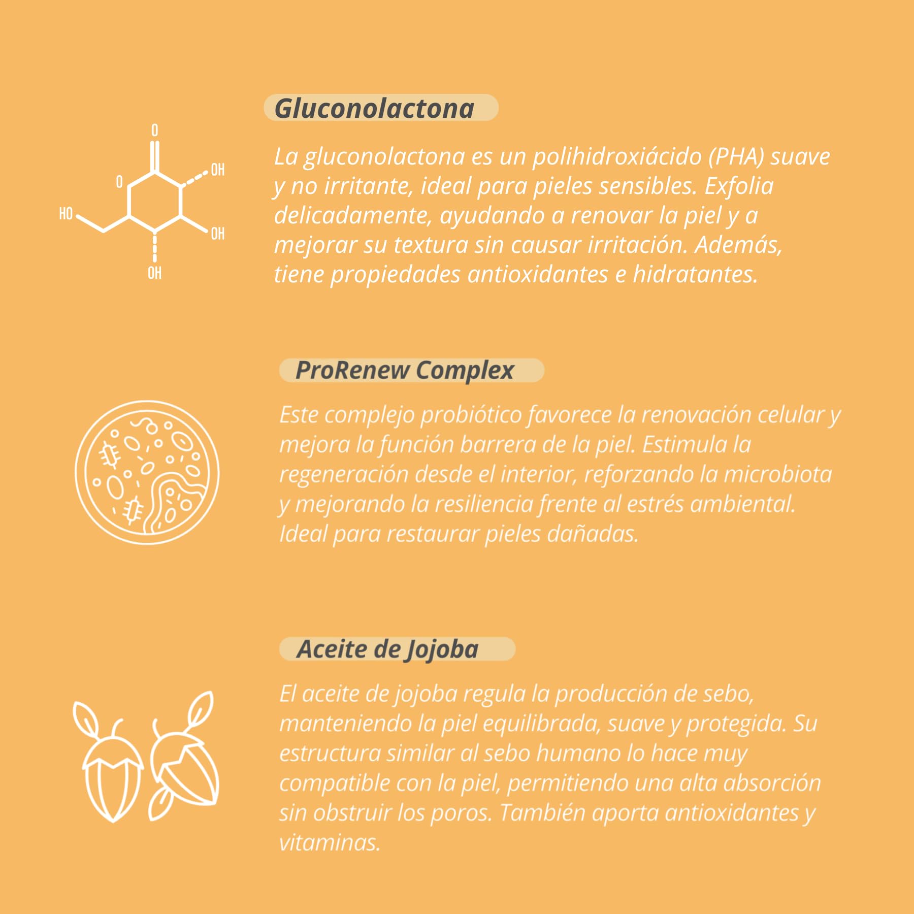 Decolores Crema Facial Natural Calm 50 ml 3 unidades - Pieles Sensibles o Reactivas - Hidrata, Calma y Reduce Rojeces - Con Prebióticos, Probióticos y Ácido Hialurónico - Vegano