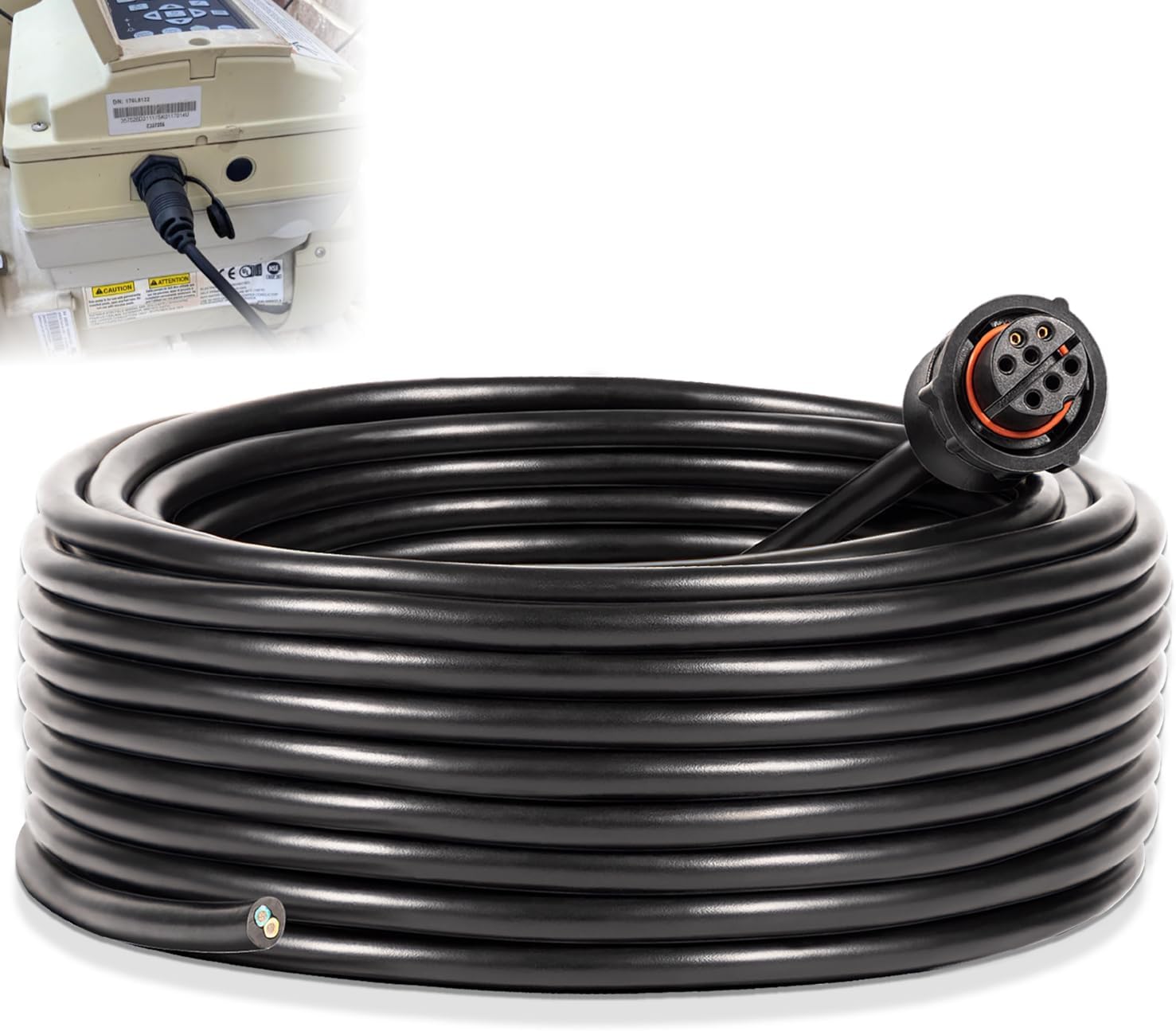 Replace Part for 350122 Communication Cable for Pool Plumbing System Automation Cable 50 Ft. Compatible with Intelliflo Pool Pump