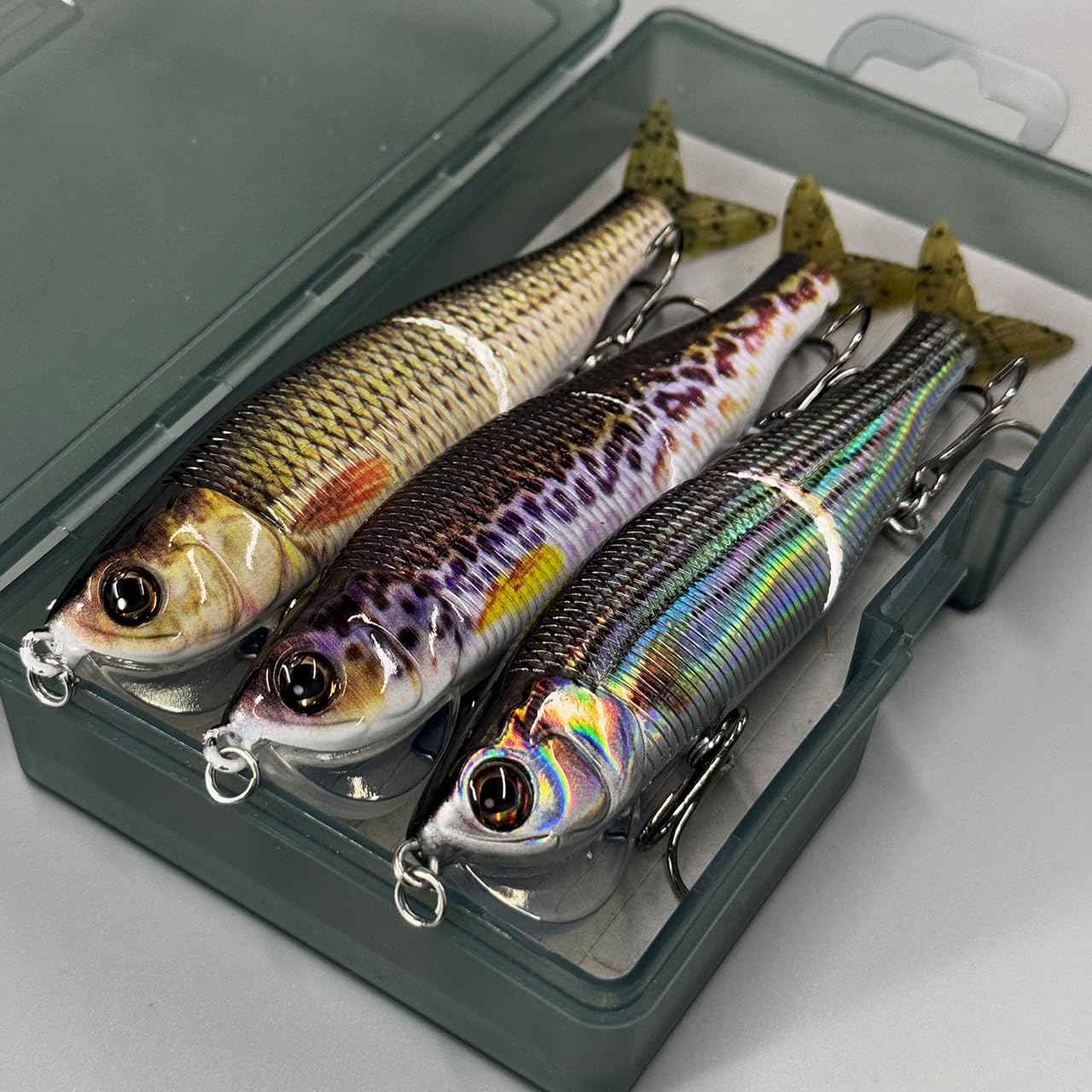 3pcs 14cm/30g Glide Bait Fishing Lure Sinking Style Hard Jointed Bait Plastic Ocean Fishing Tackle Accessories Fishing Lures Multi Jointed Swimbait Fishing Lure Sinking Artificial Wobbler