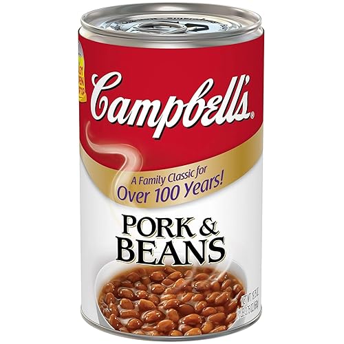 Campbell's - Lata de cerdo y frijoles, lata de 19.75 onzas (paquete de 8)