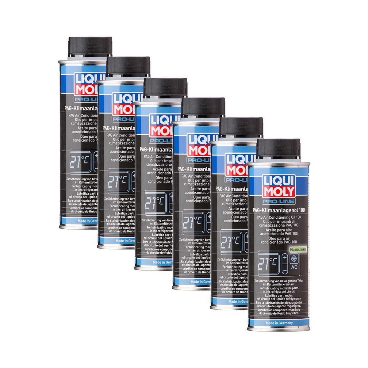 6 x Liqui Moly 4089 pag klimaanlagenöl 100 R134 A Aire Acondicionado aceite 250 ml
