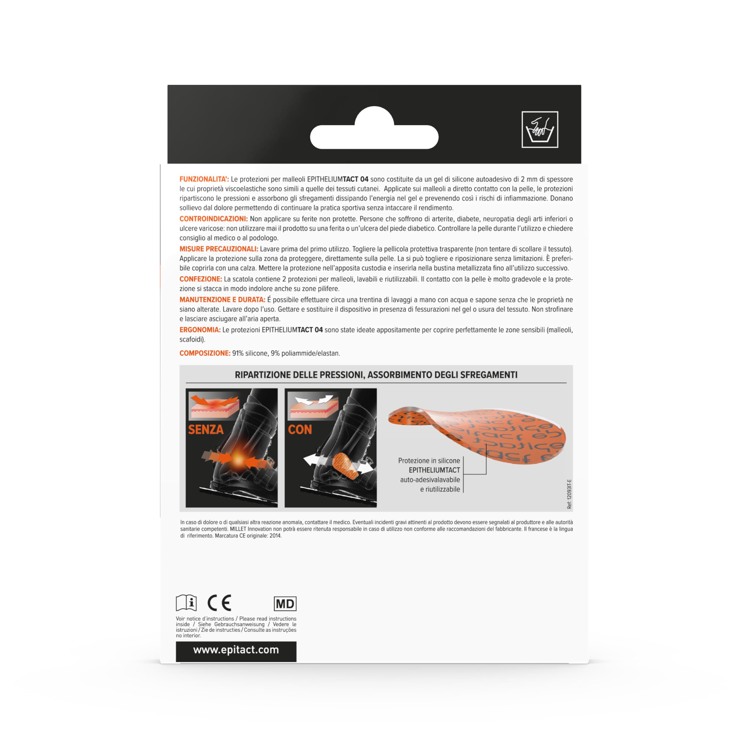 Epitact - Protezioni Maleoli Epithelium Tact 04 -