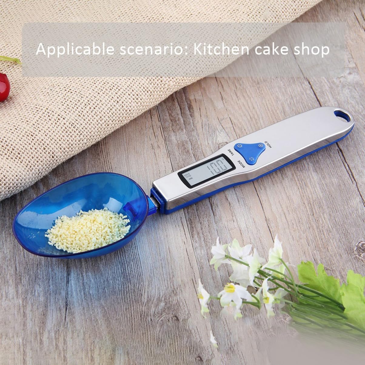 ABOOFAN 2st Elektronische Waagen Für Das Körpergewicht Mini-löffel Zutatenwaage Löffel Gramm Messlöffel Digital Digitale Gewichtslöffel Küche Löffel Mit Küchenwaage Blue Abs-kunststoff
