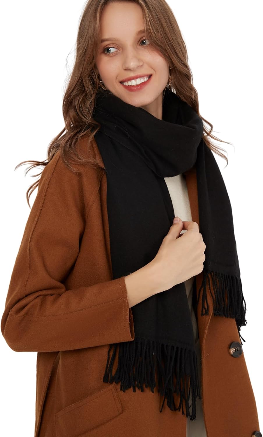 Pashmina Shawls and Wraps for Evening Dress Winter Scarf for Women Soft Warm Scarves - Image 9