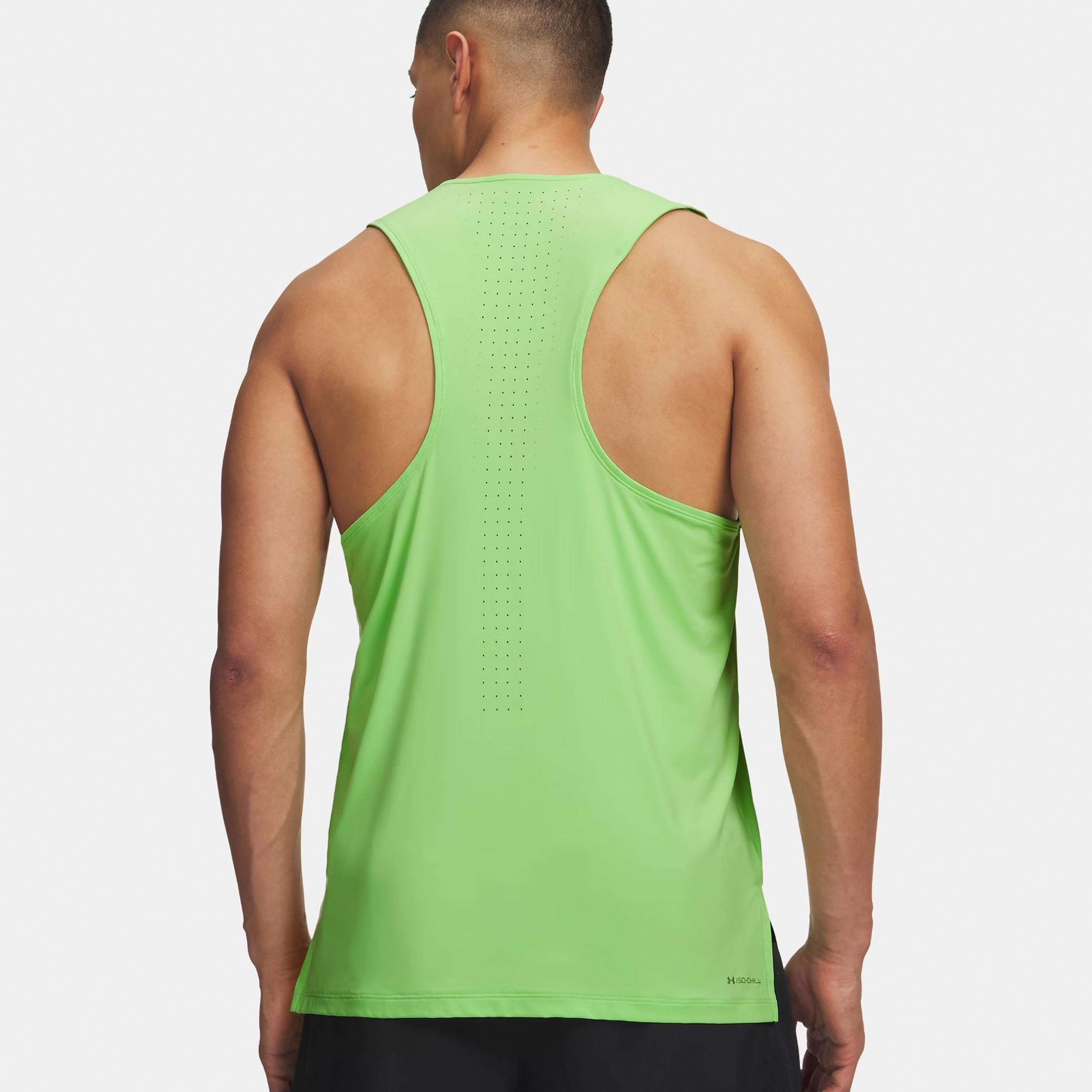 Under Armour Velociti PRO Camicia da Corsa Uomini Verde Neon - lumoslime/Reflective S