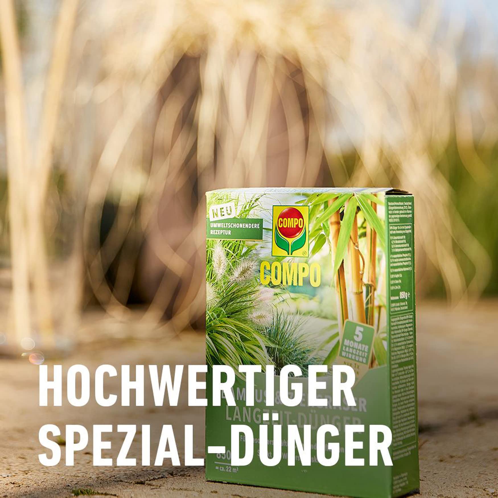 COMPO Bambus Langzeit-Dnger fr alle Bambusarten, Zier- und Kbelgrser, 3  Monate Langzeitwirkung, 700 g, 18m : Amazon.de: Garten