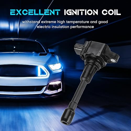Miniatura 6 de Juego de 4 bobinas de encendido compatibles con Infiniti FX50 M56 Q70 Q70L QX70 QX60, Nissan Altima Cube X-Trail Rogue Sentra Versa NV200 NP300