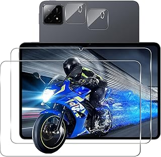 【2+2枚セット】 ガイド枠付き 対応 Xiaomi Pad 6s Pro フィルム Xiaomi Pad 6s Pro 12.4インチ 適用 保護フィルム (2枚) + Xiaomi Pad 6s Pro レンズ保護フィルム (2枚) 【日本製素材旭硝子製】 用 Xiaomi Pad 6s Pro 12.4インチ ガラスフィルム 強化ガラス 全面吸着 高透過率、硬度9H、3D Touch対応、飛散防止、指紋・汚れ防止、気泡ゼロ、ラウンドエッジ加工【FAMROLLS正規品】