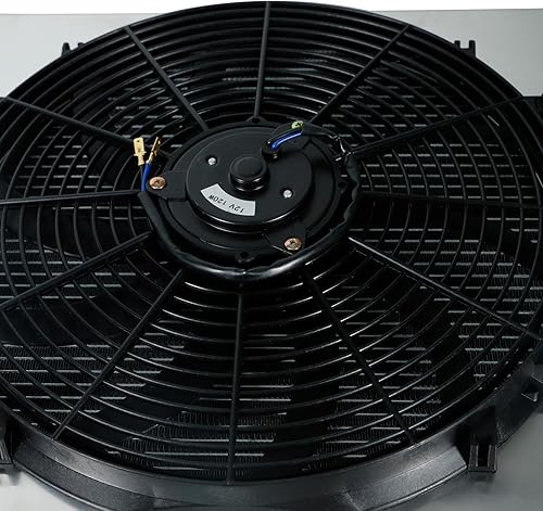 Miniatura 388 de Radiador de aluminio AA5052 de 3 filas compatible con Dodge Ram 2009-2021 1500 2500 3500 4000 V6 V8 Pickup AT/MT 3 filas,1 fila,Ventilador