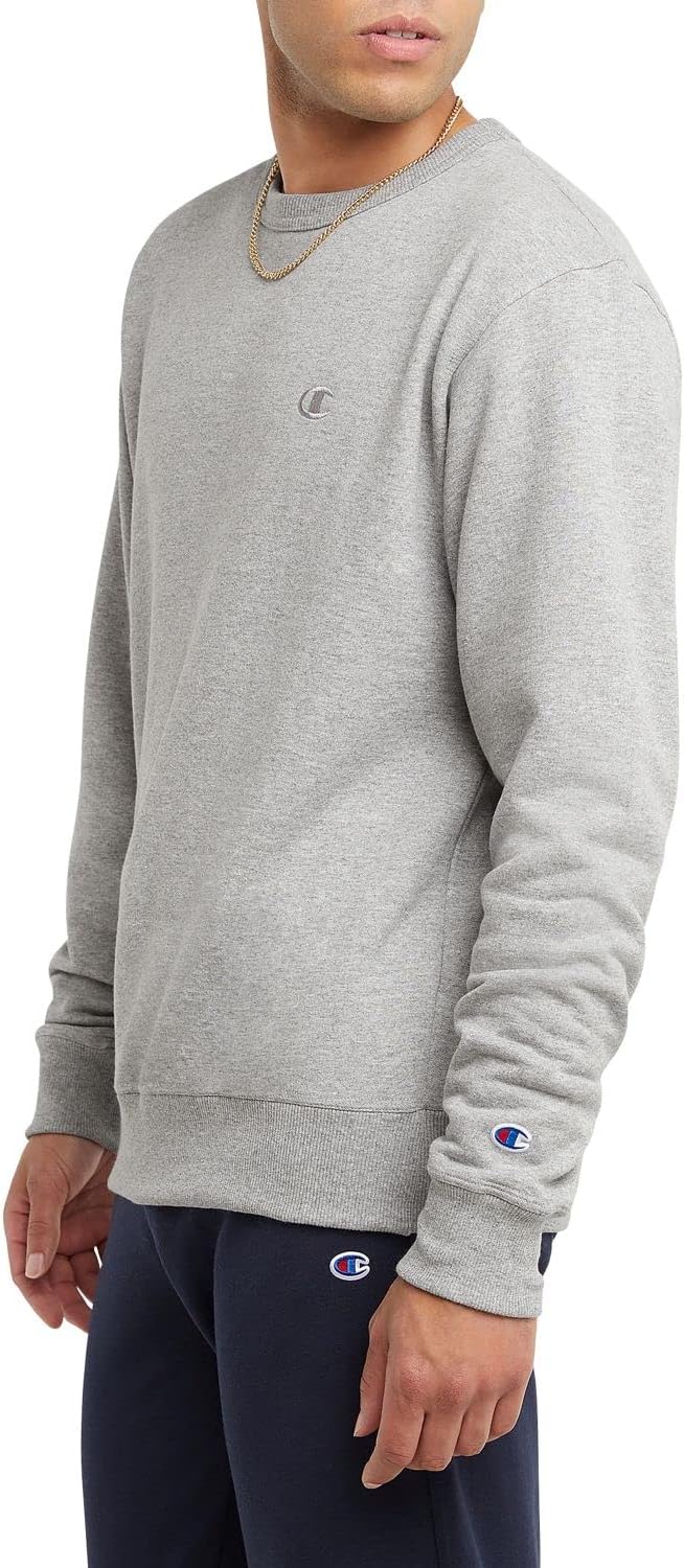 Champion Men's Fleece Crewneck Sweatshirt (Reg. Or Big & Tall) - Image 4