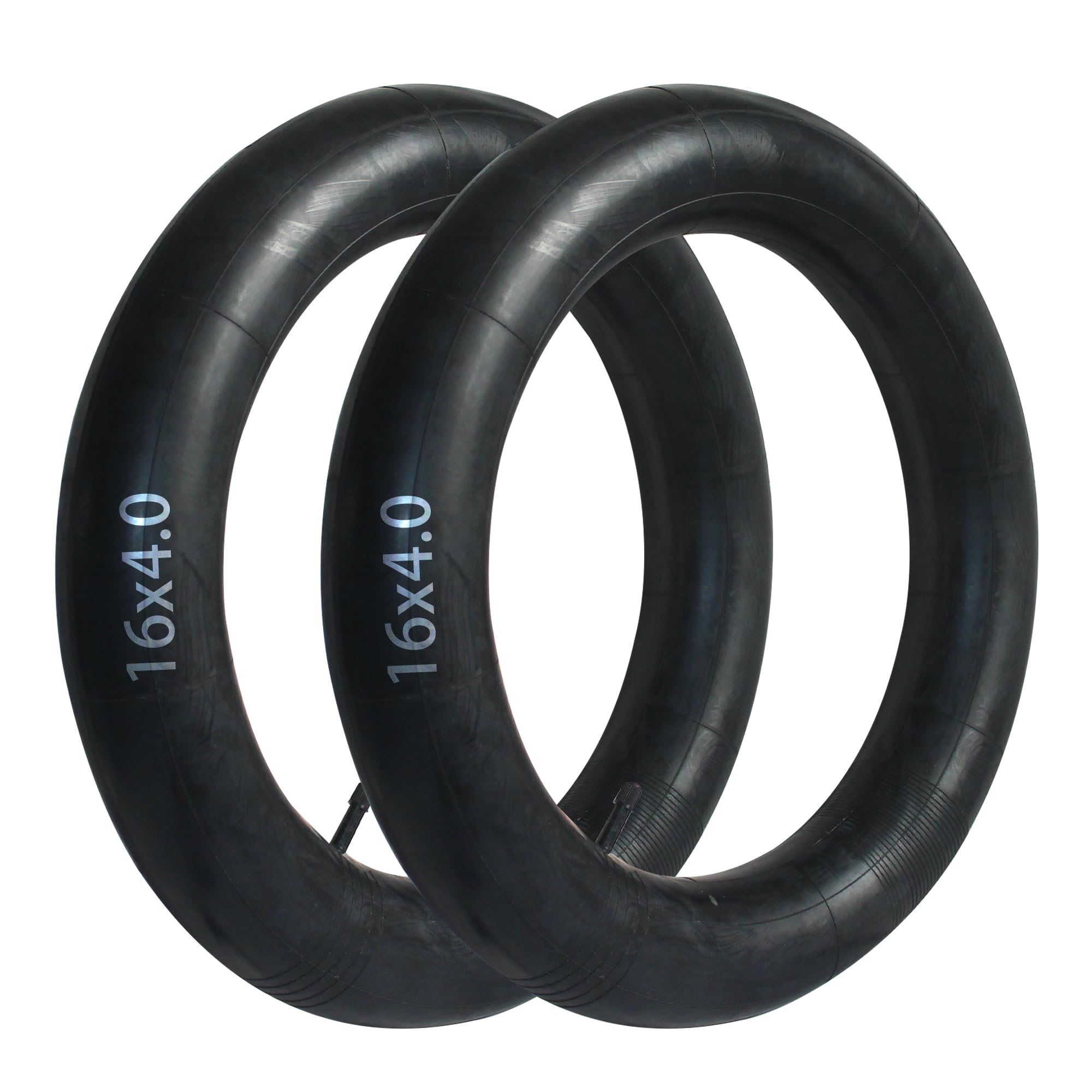 Photo 1 of 1 PCS** 16x4.0 Bike Inner Tube | Schrader Valve | for 16 Inches Fat Tire, Snow & Sand Bikes | Heavy-Duty Rubber ( Inner Tubes, 16x4.0 Inches)